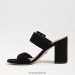 נשים הַנעָלָה Sam Edelman פרד עקב דלטון זמש שחור 4XL22X565 - Image 4
