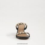 נשים הַנעָלָה Sam Edelman פרד עקב חתולים של פאלמה לטאה שחורה 4XL22X494 - Image 3
