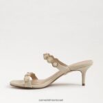נשים הַנעָלָה Sam Edelman פרד עקב חתולים של פאלמה קרם בננה 4XL22X493 - Image 4