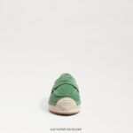 נשים הַנעָלָה Sam Edelman קאי אספדריל לופר שטוח ירוק טימין 4XL22X204 - Image 3