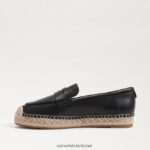 נשים הַנעָלָה Sam Edelman קאי אספדריל לופר שטוח עור שחור 4XL22X202 - Image 4
