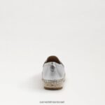 נשים הַנעָלָה Sam Edelman קאי אספדריל לופר שטוח כסף רך 4XL22X203 - Image 5