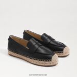 נשים הַנעָלָה Sam Edelman קאי אספדריל לופר שטוח עור שחור 4XL22X202