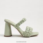 נשים הַנעָלָה Sam Edelman קנדרה בלוק עקב פרד עור פיסטוק 4XL22X803 - Image 2