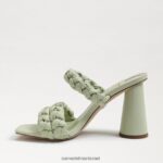 נשים הַנעָלָה Sam Edelman קנדרה בלוק עקב פרד עור פיסטוק 4XL22X803 - Image 4