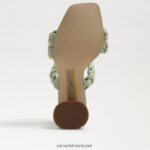 נשים הַנעָלָה Sam Edelman קנדרה בלוק עקב פרד עור פיסטוק 4XL22X803 - Image 6