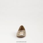 נשים הַנעָלָה Sam Edelman שטוח בלט אחו עלה זהב 4XL22X172 - Image 3