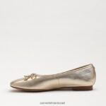 נשים הַנעָלָה Sam Edelman שטוח בלט אחו עלה זהב 4XL22X172 - Image 4