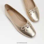 נשים הַנעָלָה Sam Edelman שטוח בלט אחו עלה זהב 4XL22X172 - Image 7