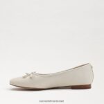נשים הַנעָלָה Sam Edelman שטוח בלט אחו שנהב מודרני 4XL22X174 - Image 4