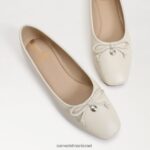 נשים הַנעָלָה Sam Edelman שטוח בלט אחו שנהב מודרני 4XL22X174 - Image 7