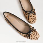נשים הַנעָלָה Sam Edelman שטוח בלט אחו tan multi 4XL22X175 - Image 7