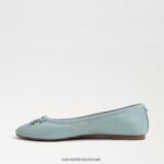 נשים הַנעָלָה Sam Edelman שטוח בלט פליציה לוקס כחול גאות 4XL22X286 - Image 4