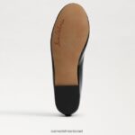 נשים הַנעָלָה Sam Edelman שטוח בלט פליציה לוקס פטנט שחור 4XL22X294 - Image 6