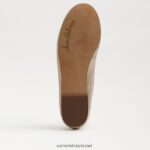 נשים הַנעָלָה Sam Edelman שטוח בלט פליציה לוקס עלה זהב 4XL22X285 - Image 6