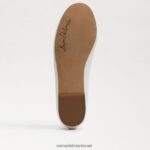 נשים הַנעָלָה Sam Edelman שטוח בלט פליציה לוקס לבן בוהק 4XL22X287 - Image 6