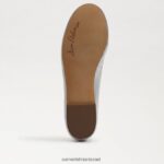 נשים הַנעָלָה Sam Edelman שטוח בלט פליציה לוקס כסף רך 4XL22X290 - Image 6