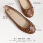 נשים הַנעָלָה Sam Edelman שטוח בלט פליציה לוקס אוּכָּף 4XL22X282 - Image 7