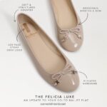נשים הַנעָלָה Sam Edelman שטוח בלט פליציה לוקס פטנט צ'אי לאטה 4XL22X295 - Image 7