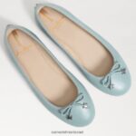 נשים הַנעָלָה Sam Edelman שטוח בלט פליציה לוקס כחול גאות 4XL22X286 - Image 7
