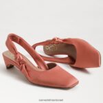 נשים הַנעָלָה Sam Edelman meredith slingback עקב חתלתול כתום קניון 4XL22X878 - Image 7