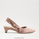 נשים הַנעָלָה Sam Edelman meredith slingback עקב חתלתול פרלין רך 4XL22X877 - Image 2