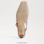 נשים הַנעָלָה Sam Edelman meredith slingback עקב חתלתול פרלין רך 4XL22X877 - Image 6