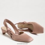 נשים הַנעָלָה Sam Edelman meredith slingback עקב חתלתול פרלין רך 4XL22X877 - Image 7