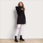 נשים לבוש Sam Edelman אפוד פוך רך קצר שָׁחוֹר 4XL22X1147 - Image 2