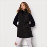 נשים לבוש Sam Edelman אפוד פוך רך קצר שָׁחוֹר 4XL22X1147 - Image 3