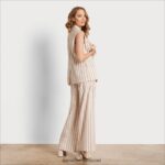 נשים לבוש Sam Edelman אפוד פרנקי פס לבן 4XL22X1083 - Image 3