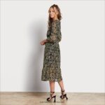 נשים לבוש Sam Edelman היי צוואר מקסי לודן ירוק כהה 4XL22X1159 - Image 4