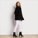 נשים לבוש Sam Edelman ז'קט צמר טווס שָׁחוֹר 4XL22X1158
