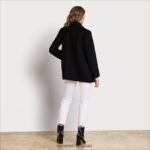 נשים לבוש Sam Edelman ז'קט צמר טווס שָׁחוֹר 4XL22X1158 - Image 3