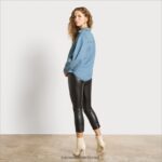 נשים לבוש Sam Edelman חולצת ג'ינס של פארה פליסדות 4XL22X1234 - Image 4