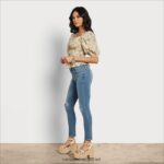 נשים לבוש Sam Edelman חלק עליון אחו עם שרוול ארוך צהוב 4XL22X1172 - Image 2