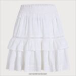נשים לבוש Sam Edelman חצאית מיילני לבן 4XL22X1214 - Image 5