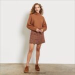 נשים לבוש Sam Edelman חצאית קארה משובצת אינדי 4XL22X1268