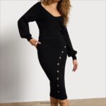 נשים לבוש Sam Edelman חצאית רוזלי שָׁחוֹר 4XL22X1256 - Image 3