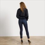 נשים לבוש Sam Edelman טופ ורמונט עם שרוול ארוך שָׁחוֹר 4XL22X1283 - Image 4