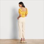 נשים לבוש Sam Edelman טופ של קארן עם שרוולים קצרים וורם משמש 4XL22X1216 - Image 4