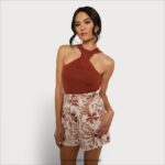 נשים לבוש Sam Edelman טנק סוודר אבריל לאפות חימר 4XL22X1195 - Image 3