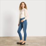 נשים לבוש Sam Edelman מכנס ישר דק בקומה גבוהה נסיעת אוקיינוס 4XL22X1229 - Image 2