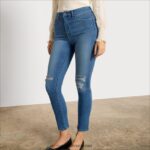 נשים לבוש Sam Edelman מכנס ישר דק בקומה גבוהה נסיעת אוקיינוס 4XL22X1229 - Image 3