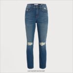 נשים לבוש Sam Edelman מכנס ישר דק בקומה גבוהה קו החוף 4XL22X1255 - Image 5