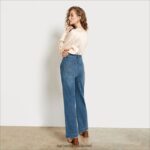 נשים לבוש Sam Edelman מכנס רגליים רחב קומה גבוהה זומה 4XL22X1230 - Image 4