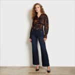 נשים לבוש Sam Edelman מכנס רחב עם כיס קודי לגובה מוּשׁלָם 4XL22X1222