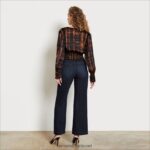 נשים לבוש Sam Edelman מכנס רחב עם כיס קודי לגובה מוּשׁלָם 4XL22X1222 - Image 4
