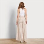 נשים לבוש Sam Edelman מכנס רך Carrie פס לבן 4XL22X1071 - Image 4