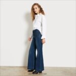 נשים לבוש Sam Edelman מכנסי מכנסיים עם כיס בגזרה גבוהה מרלו 4XL22X1228 - Image 2